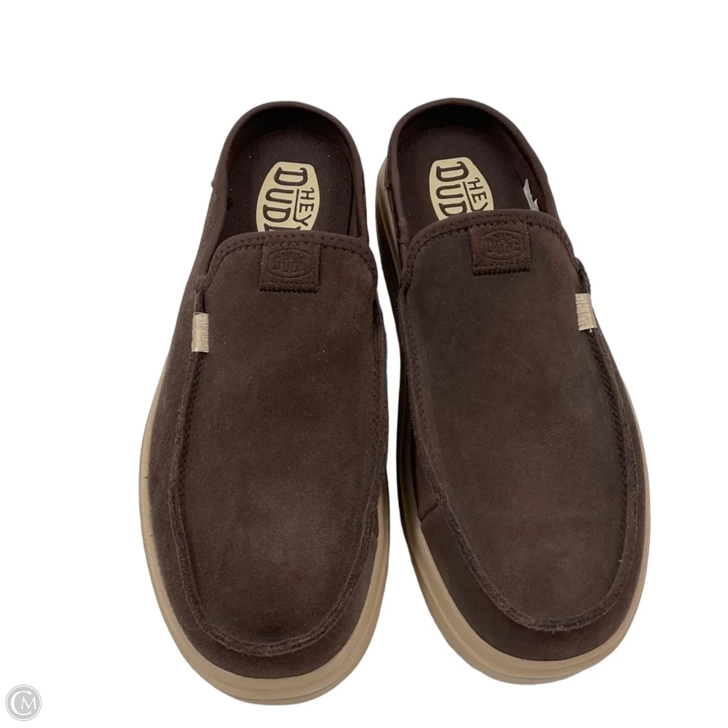 Shoes Flats By Hey Dude In Brown, Size: 10