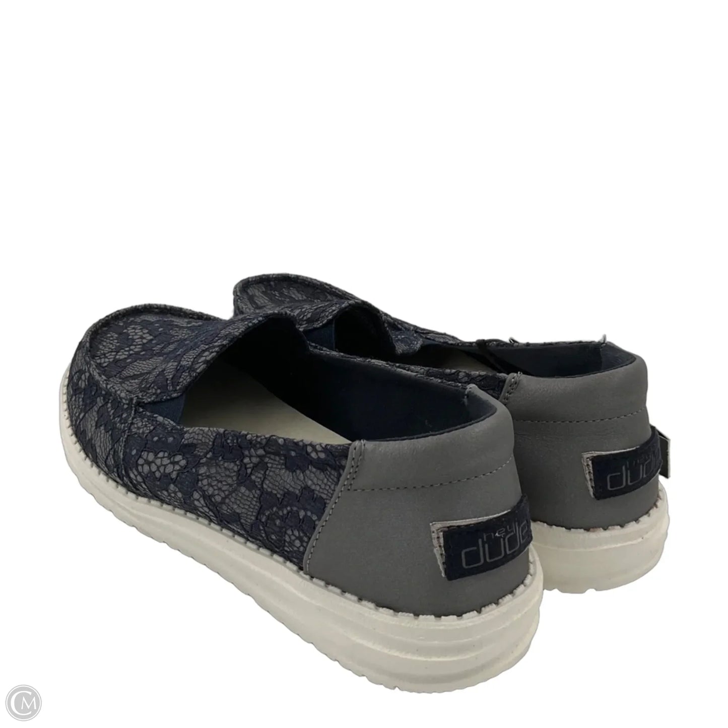 Shoes Sneakers By Hey Dude In Blue, Size: 10