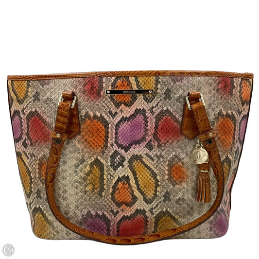 Tote Designer By Brahmin, Size: Medium