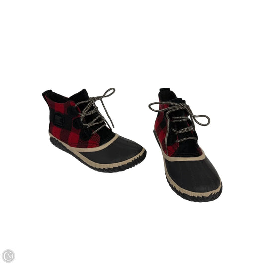 Boots Ankle Flats By Sorel In Red, Size: 8.5