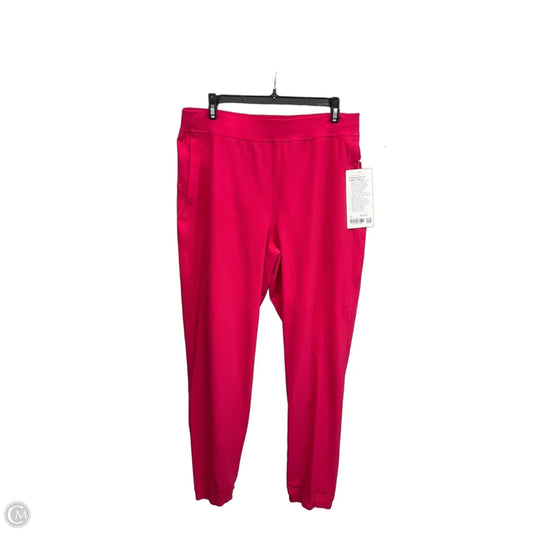 Athletic Pants By Lululemon In Pink, Size: 10