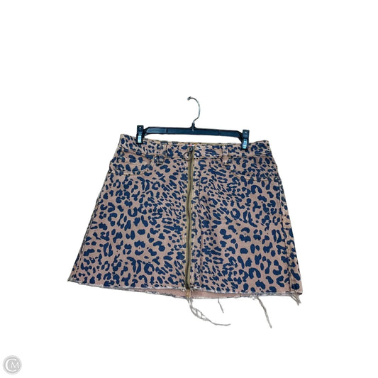 Skirt Mini & Short By We The Free In Animal Print, Size: 4