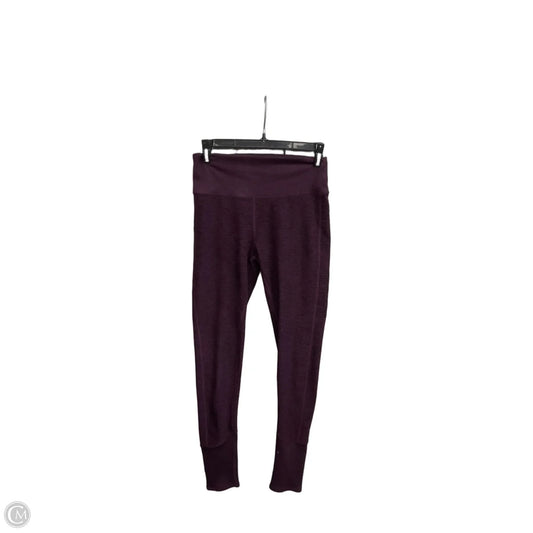 Athletic Leggings By Alo In Purple, Size: S