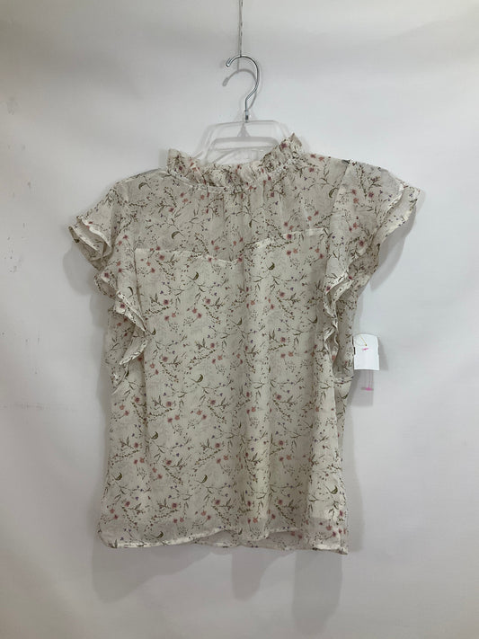 Blouse Short Sleeve By Monteau  Size: S