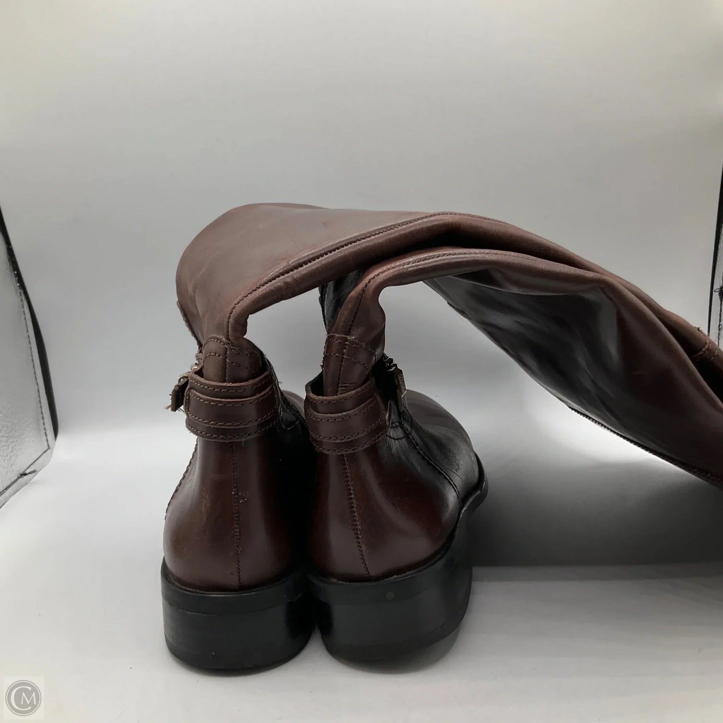 Boots Mid-calf Flats By Vince Camuto In Brown, Size: 9