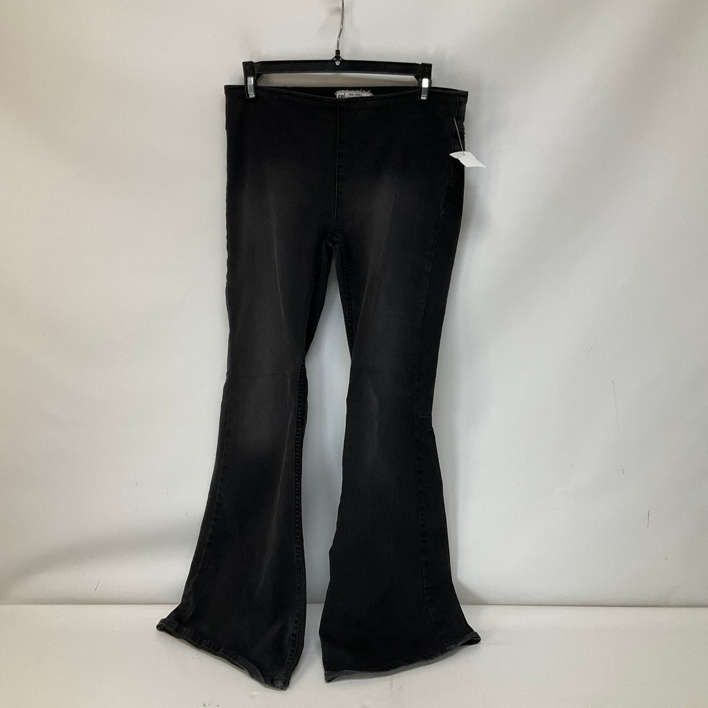 Black Denim Jeans Flared Free People, Size 4