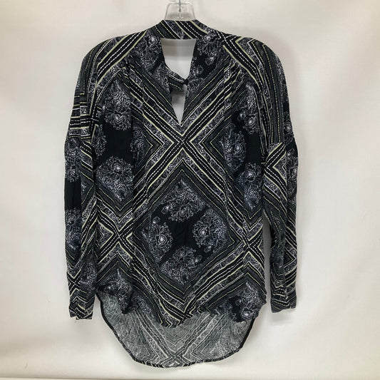 Black Top Long Sleeve Free People, Size S