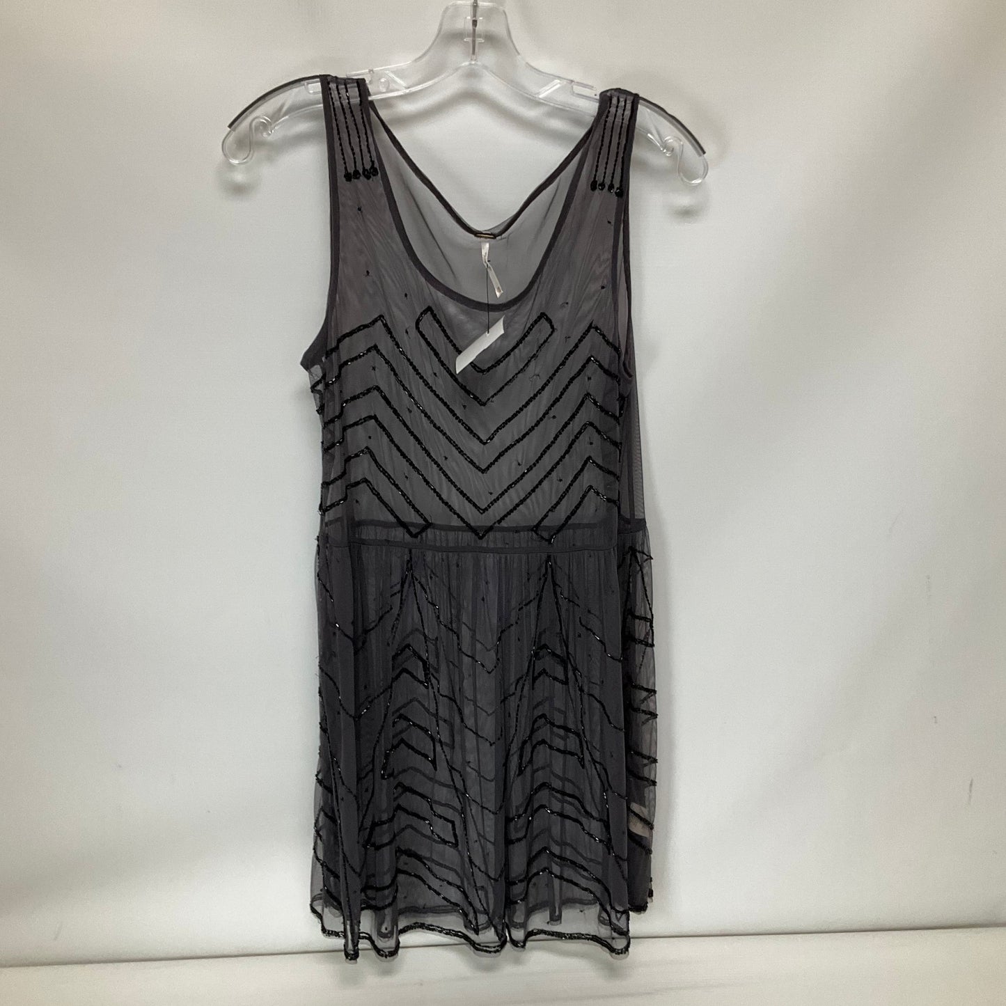 Grey Dress Casual Short Free People, Size Xs