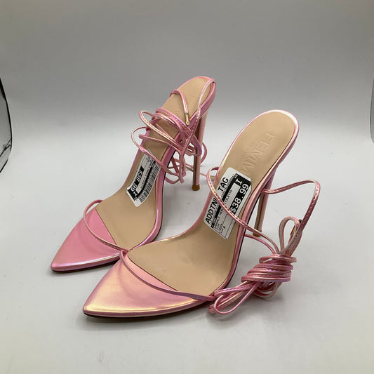 Sandals Heels Stiletto By Cma In Pink, Size: 8