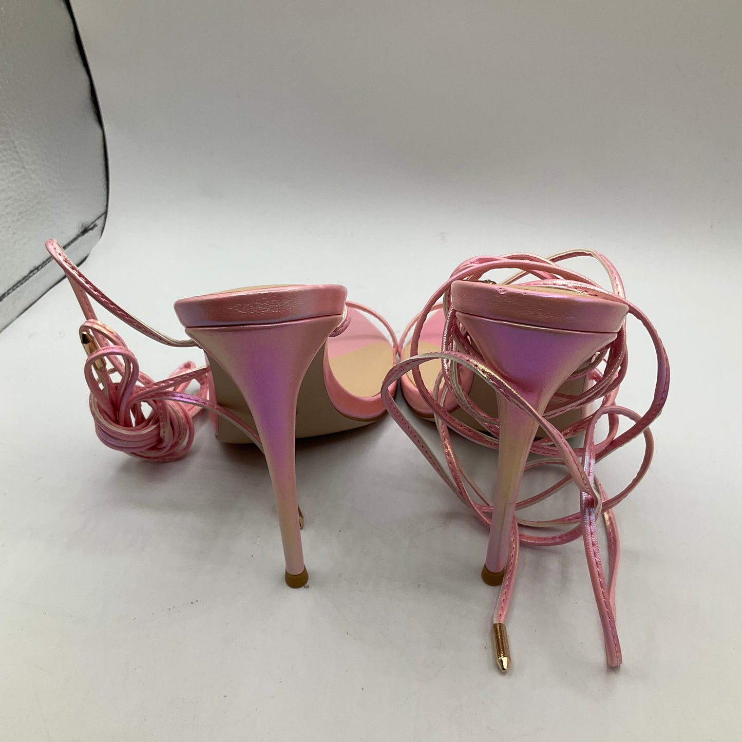 Sandals Heels Stiletto By Cma In Pink, Size: 8