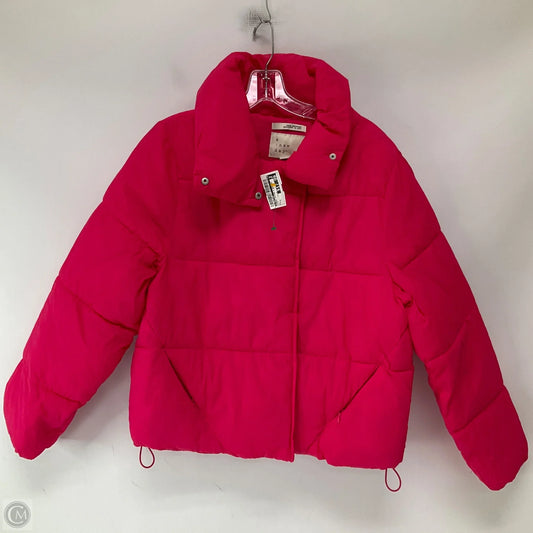 Jacket Puffer & Quilted By A New Day In Pink, Size: S
