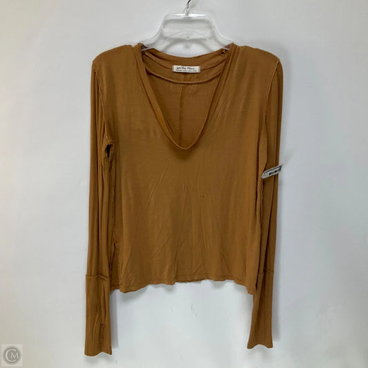 Top Long Sleeve By We The Free In Tan, Size: M