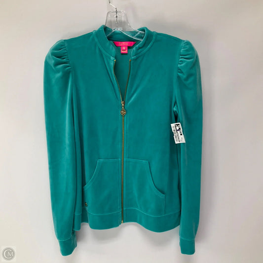 Top Long Sleeve Designer By Lilly Pulitzer In Blue, Size: Xxs
