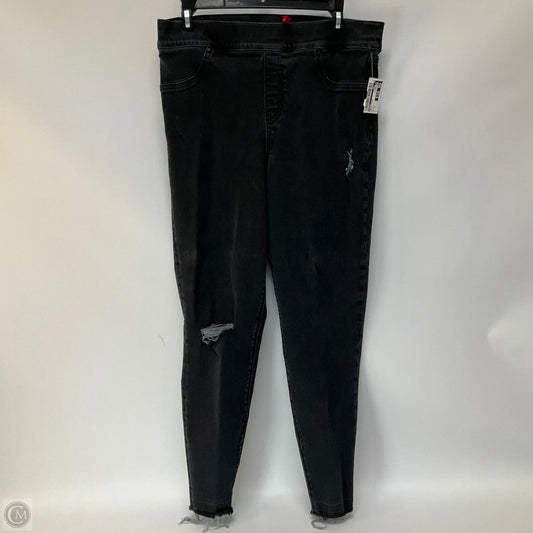 Jeans Skinny By Spanx In Black, Size: Xl