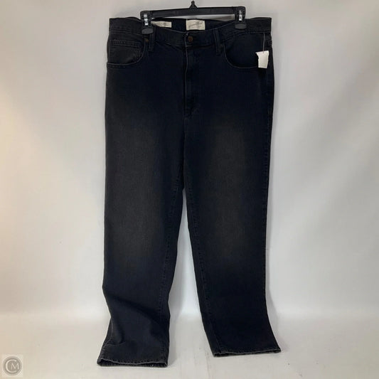 Jeans Straight By Universal Thread In Black, Size: 14