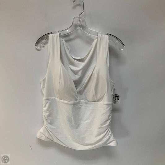 Top Sleeveless By Abercrombie And Fitch In White, Size: L