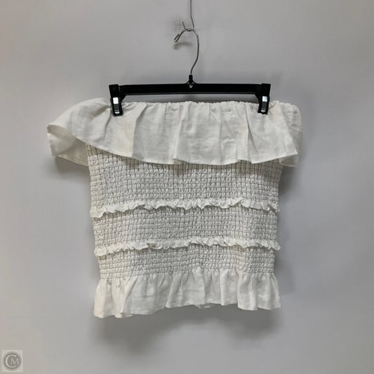 Top Sleeveless By Reformation In White, Size: Xl