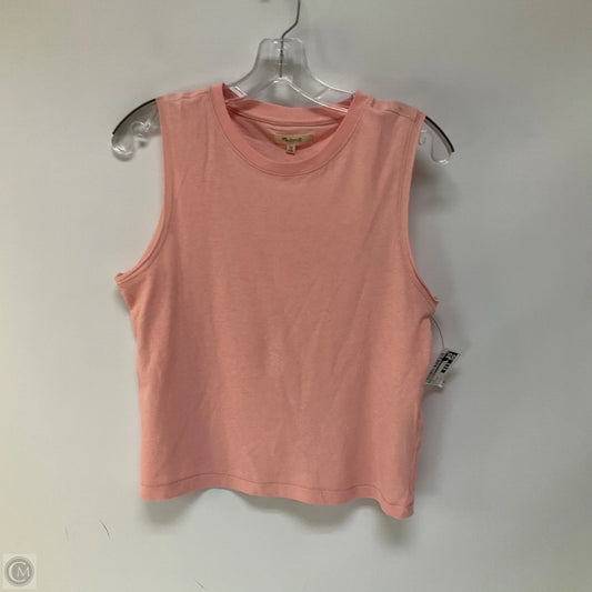Top Sleeveless By Madewell In Pink, Size: Xs