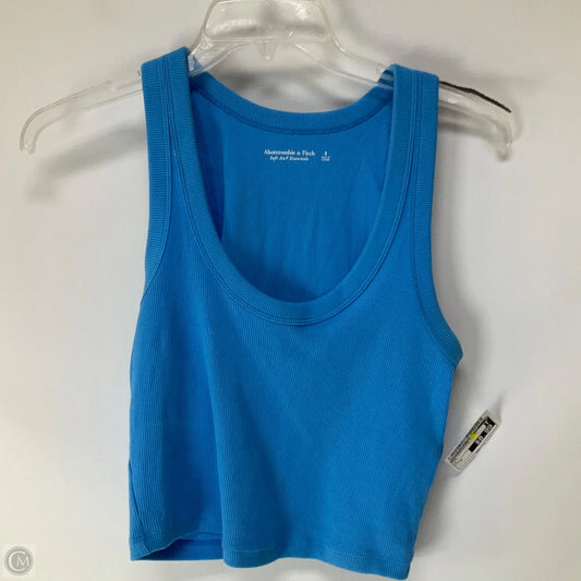 Top Sleeveless Basic By Abercrombie And Fitch In Blue, Size: S