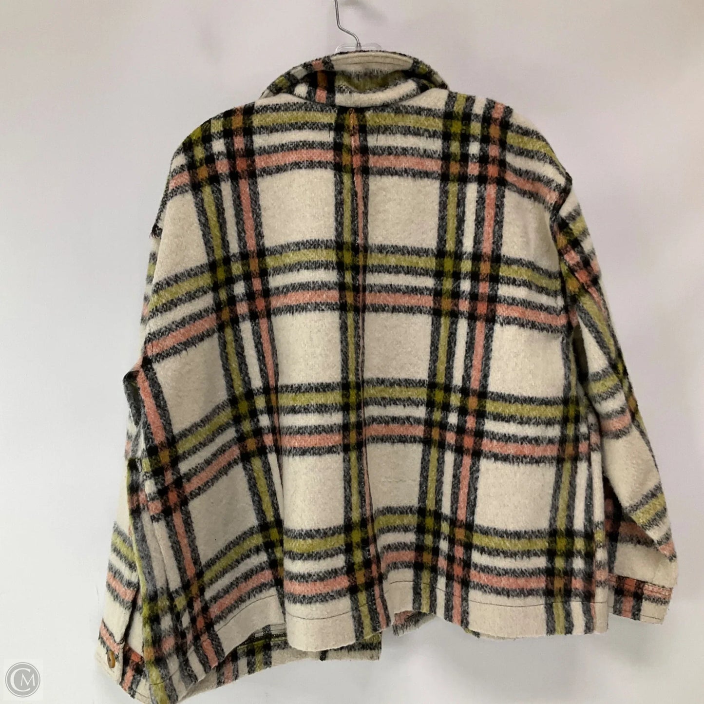 Jacket Shirt By Baggallini In Plaid Pattern, Size: Xl