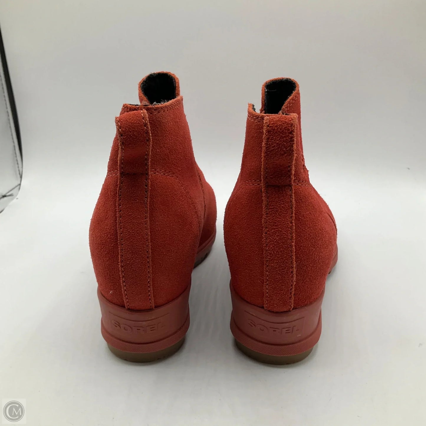 Boots Ankle Heels By Sorel In Orange, Size: 6.5