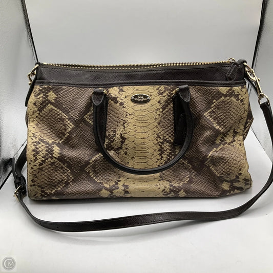 Handbag Designer By Coach, Size: Medium