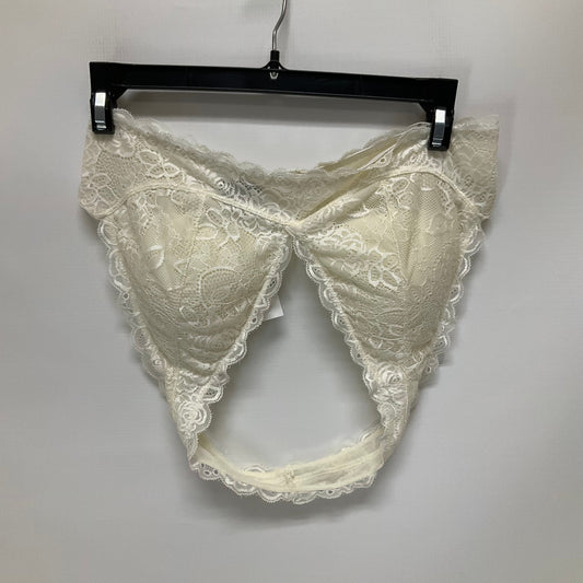 Ivory Bralette Free Press, Size L