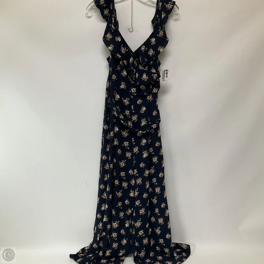 Dress Casual Midi By Miami In Blue, Size: S