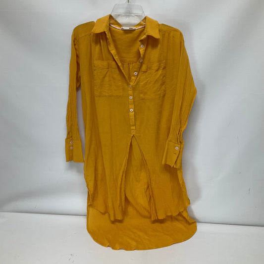 Yellow Tunic Long Sleeve Anthropologie, Size Xxs