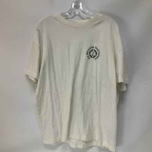 White Top Short Sleeve Abercrombie And Fitch, Size Xl