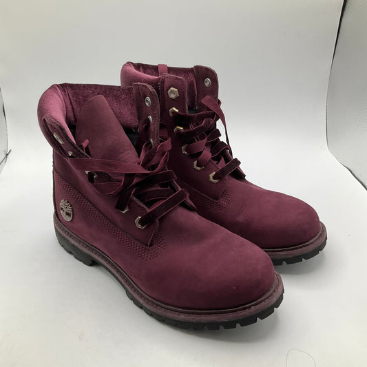 Boots Hiking By Timberland In Purple, Size: 7