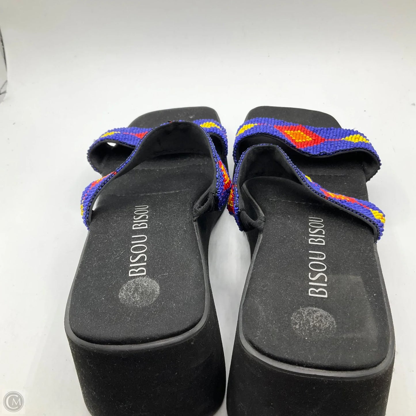 Sandals Heels Platform By Bisou Bisou In Black, Size: 9