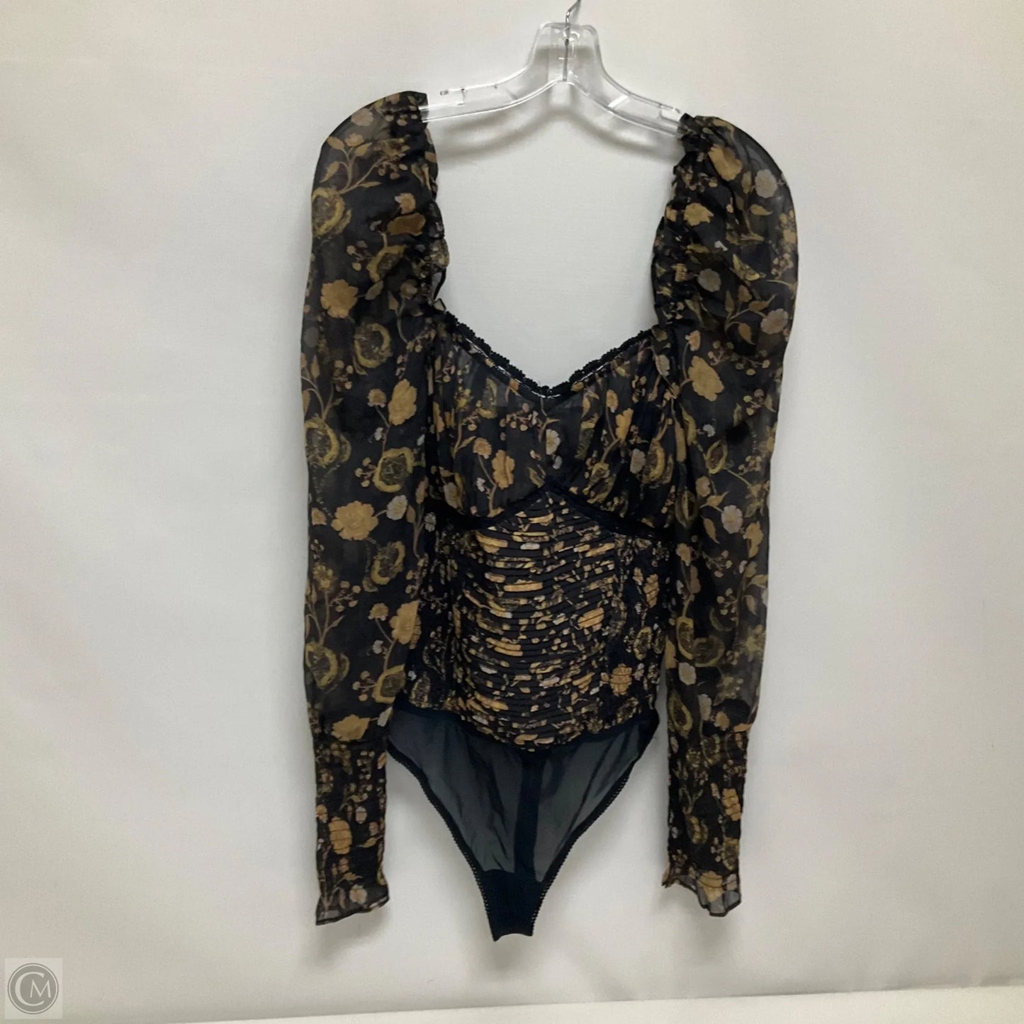 Bodysuit By Free People In Floral Print, Size: L