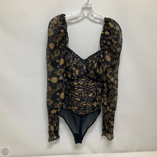 Bodysuit By Free People In Floral Print, Size: L
