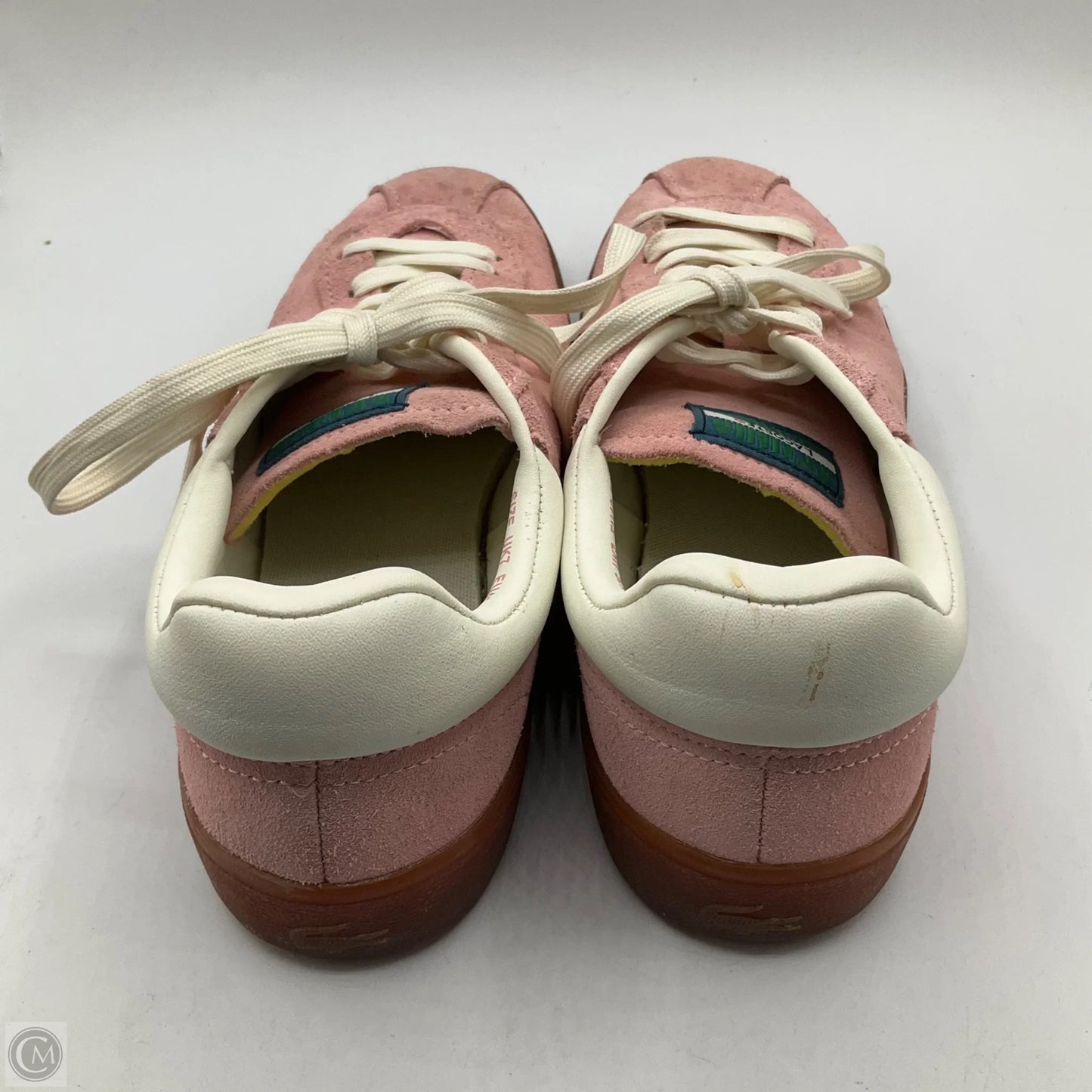 Shoes Sneakers By Lacoste In Pink, Size: 9