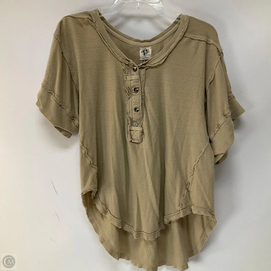 Top Short Sleeve By We The Free In Tan, Size: S