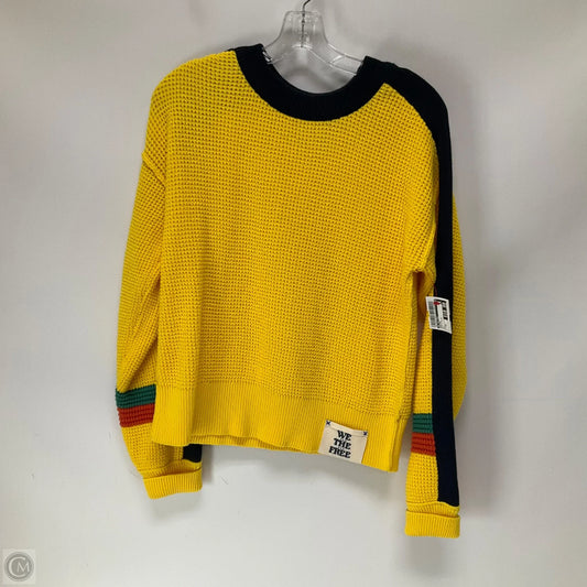 Sweater By We The Free In Blue & Yellow, Size: Xs
