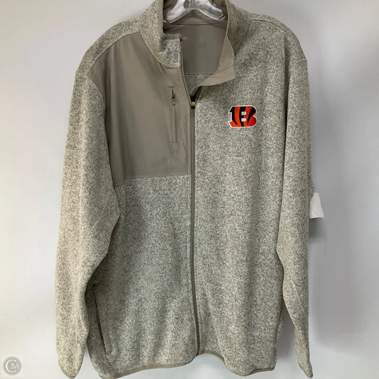 Athletic Jacket By Antigua In Beige, Size: Xl