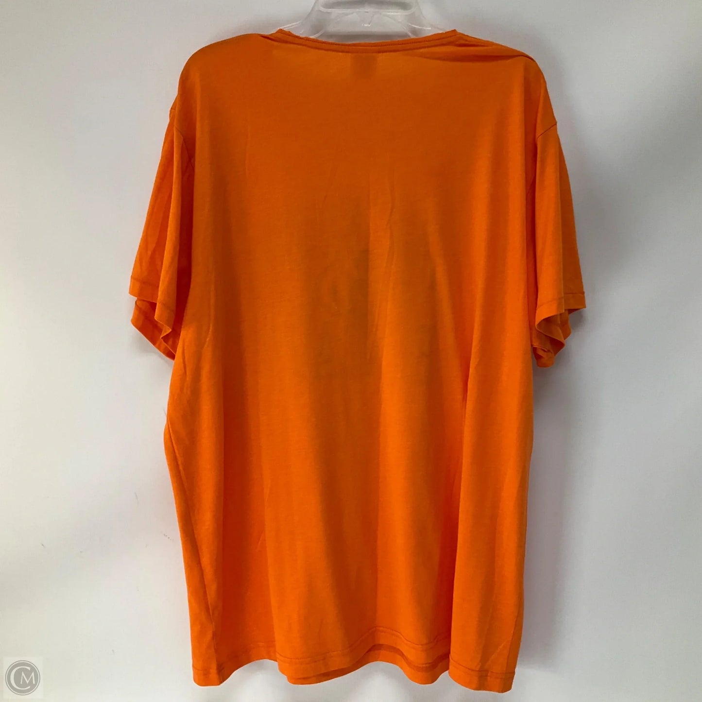 Athletic Top Short Sleeve By Homage In Orange, Size: Xxl