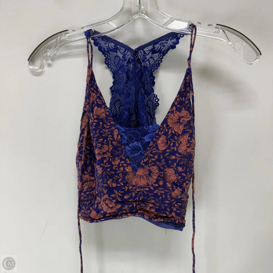 Tank Top By Free People In Blue & Pink, Size: M