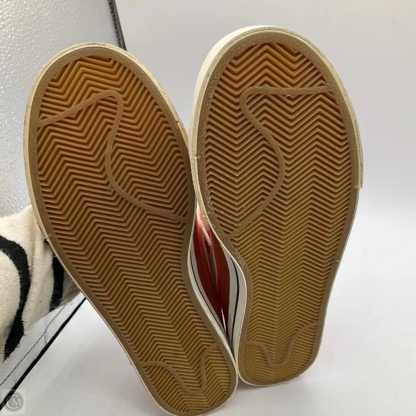 Shoes Sneakers By Nike In Orange, Size: 8.5
