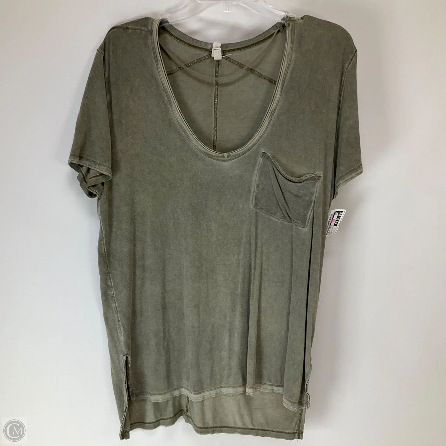 Top Short Sleeve Basic By We The Free In Grey, Size: S