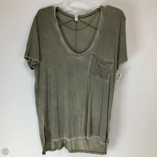 Top Short Sleeve Basic By We The Free In Grey, Size: S