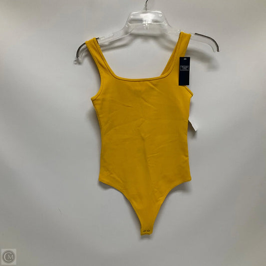 Bodysuit By Abercrombie And Fitch In Yellow, Size: S