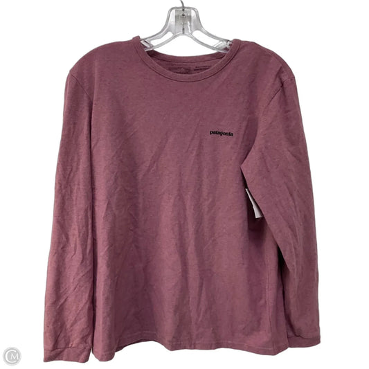 Top Long Sleeve Basic By Patagonia In Purple, Size: L