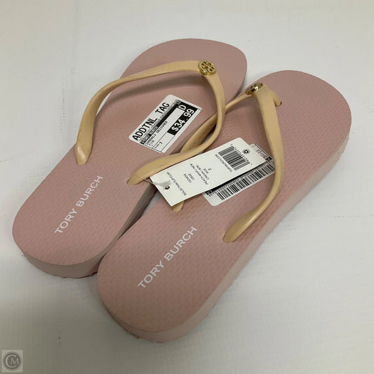 Sandals Designer By Tory Burch In Pink, Size: 7