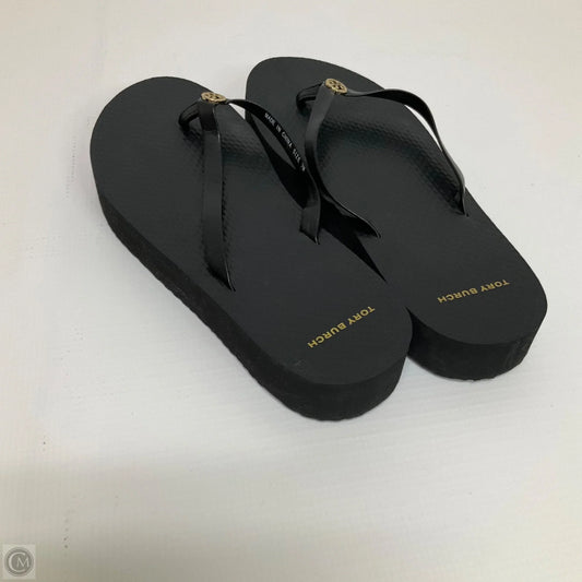 Sandals Designer By Tory Burch In Black, Size: 7