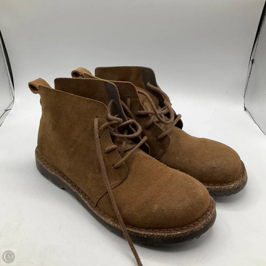 Boots Ankle Flats By Birkenstock In Brown, Size: 8.5