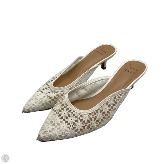 Shoes Heels Kitten By A New Day In White, Size: 8