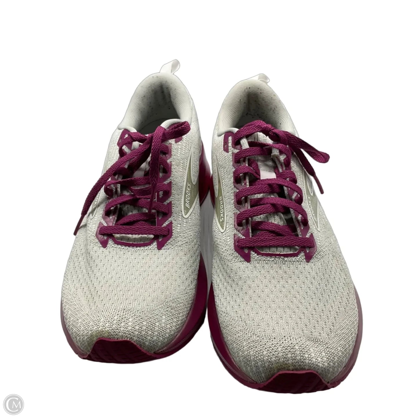 Shoes Athletic By Brooks In Grey & Purple, Size: 10.5